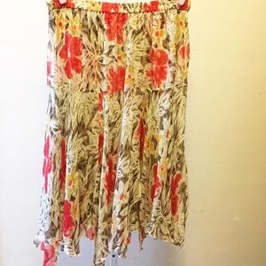 Sarah Arizona/Nordstrom asymmetrical skirt Sz XL